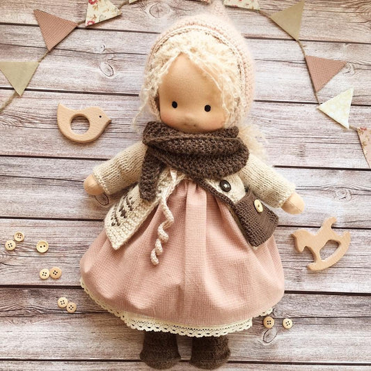 🌲Early Christmas Sale 60% Off - Handmade Waldorf Doll - Valerie