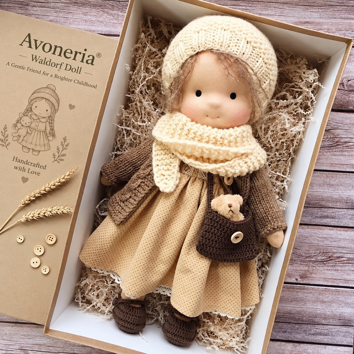 🌲Early Christmas Sale 60% Off - Handmade Waldorf Doll - Nancy