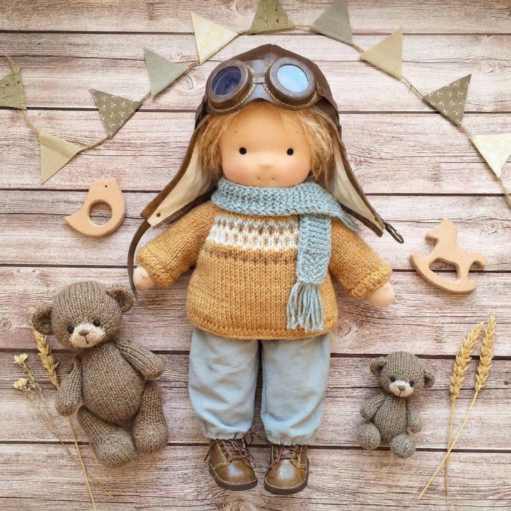 🌲Early Christmas Sale 60% Off - Handmade Waldorf Doll - Cindy