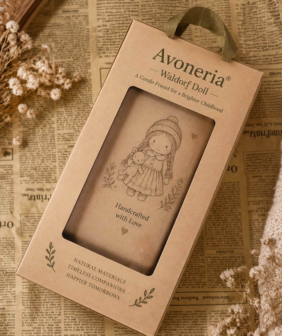 🌲Early Christmas Sale 60% Off - Handmade Waldorf Doll - Nancy
