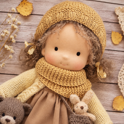 🌲Early Christmas Sale 60% Off - Handmade Waldorf Doll - Selena