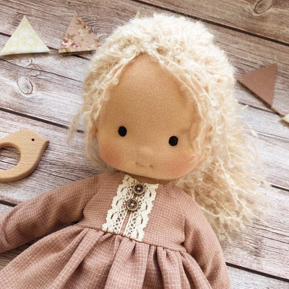 🌲Early Christmas Sale 60% Off - Handmade Waldorf Doll - Valerie