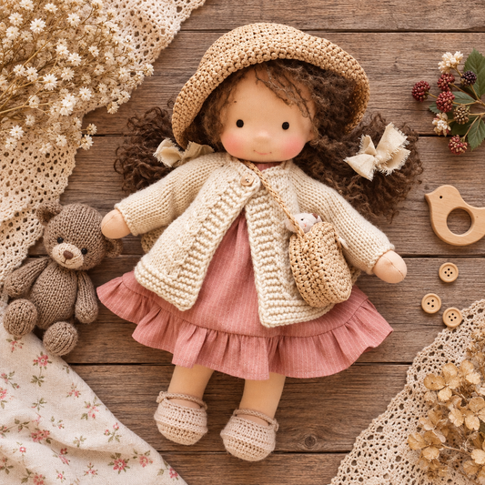 🌲Early Christmas Sale 60% Off - Handmade Waldorf Doll - Cynthia