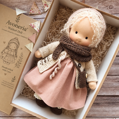 🌲Early Christmas Sale 60% Off - Handmade Waldorf Doll - Valerie
