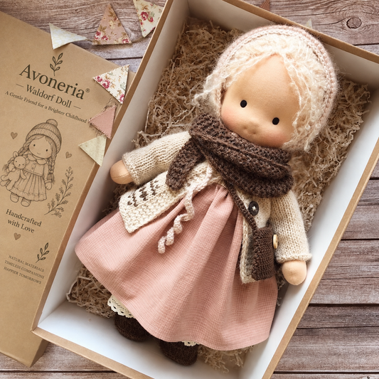🌲Early Christmas Sale 60% Off - Handmade Waldorf Doll - Valerie