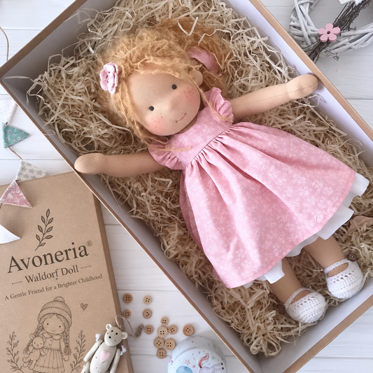 🌲Early Christmas Sale 60% Off - Handmade Waldorf Doll - Emily