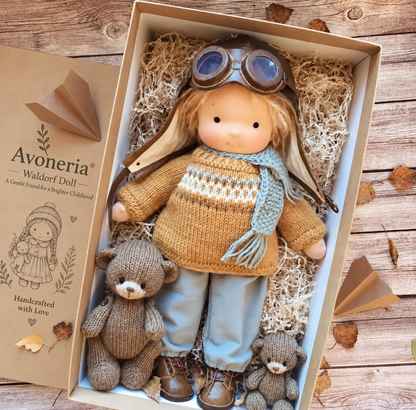 🌲Early Christmas Sale 60% Off - Handmade Waldorf Doll - Cindy
