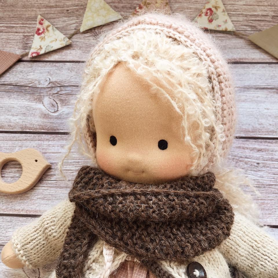 🌲Early Christmas Sale 60% Off - Handmade Waldorf Doll - Valerie