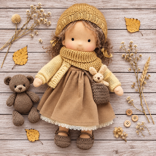 🌲Early Christmas Sale 60% Off - Handmade Waldorf Doll - Selena