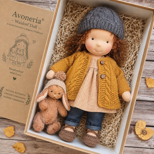 🌲Early Christmas Sale 60% Off - Handmade Waldorf Doll - Hazel