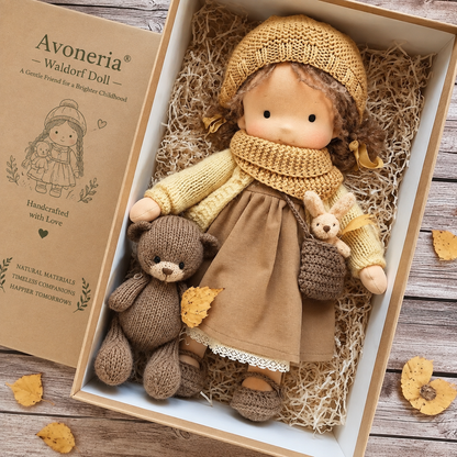 🌲Early Christmas Sale 60% Off - Handmade Waldorf Doll - Selena