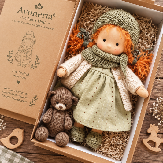 🌲Early Christmas Sale 60% Off - Handmade Waldorf Doll - Camila